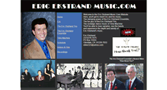 Desktop Screenshot of ericekstrandmusic.com