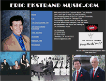 Tablet Screenshot of ericekstrandmusic.com